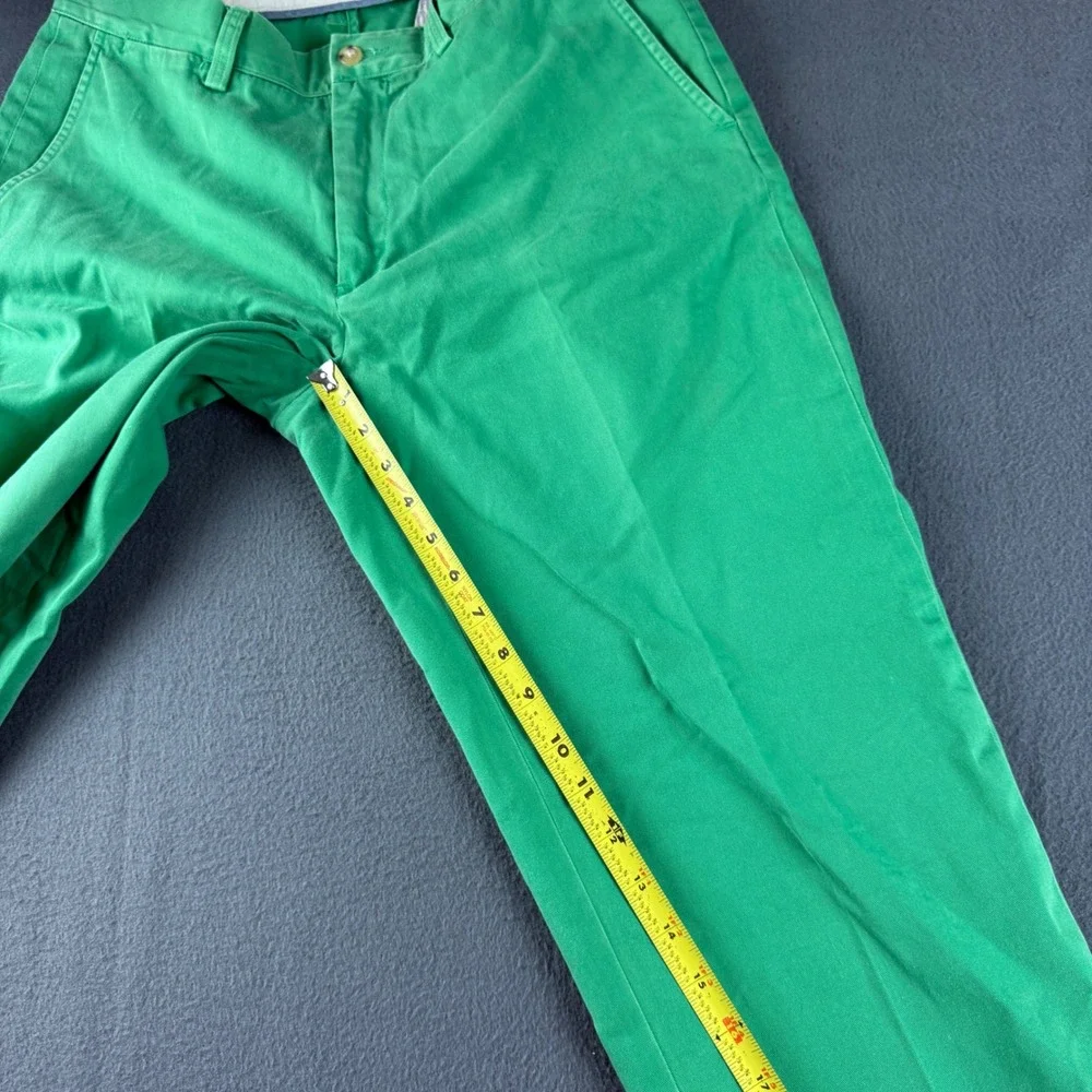 Polo Ralph Lauren Pants Men's 32x30 Green Classic Fit Chino Trousers Preppy